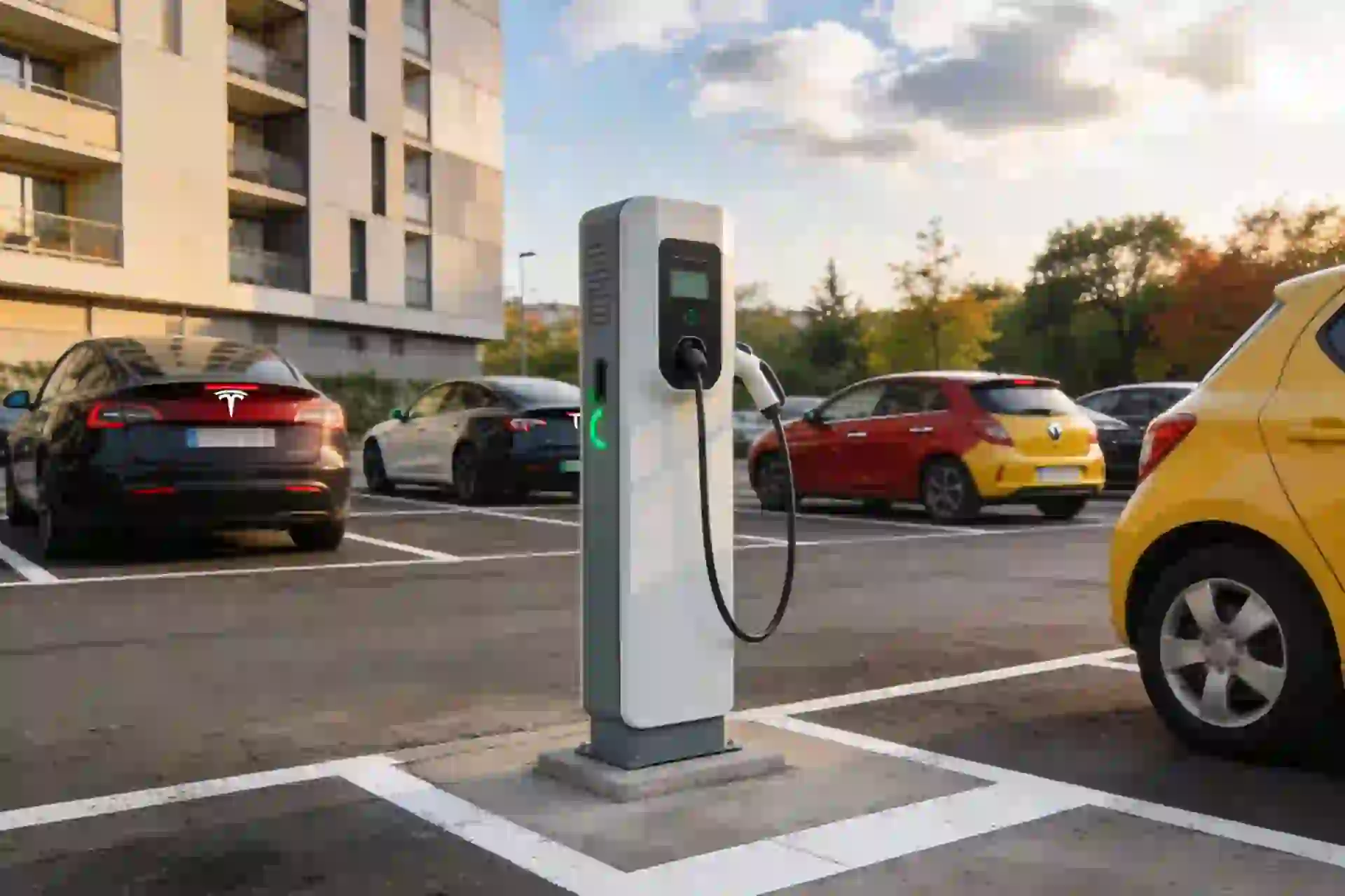 Installation borne de recharge à Bretignolles-sur-Mer
