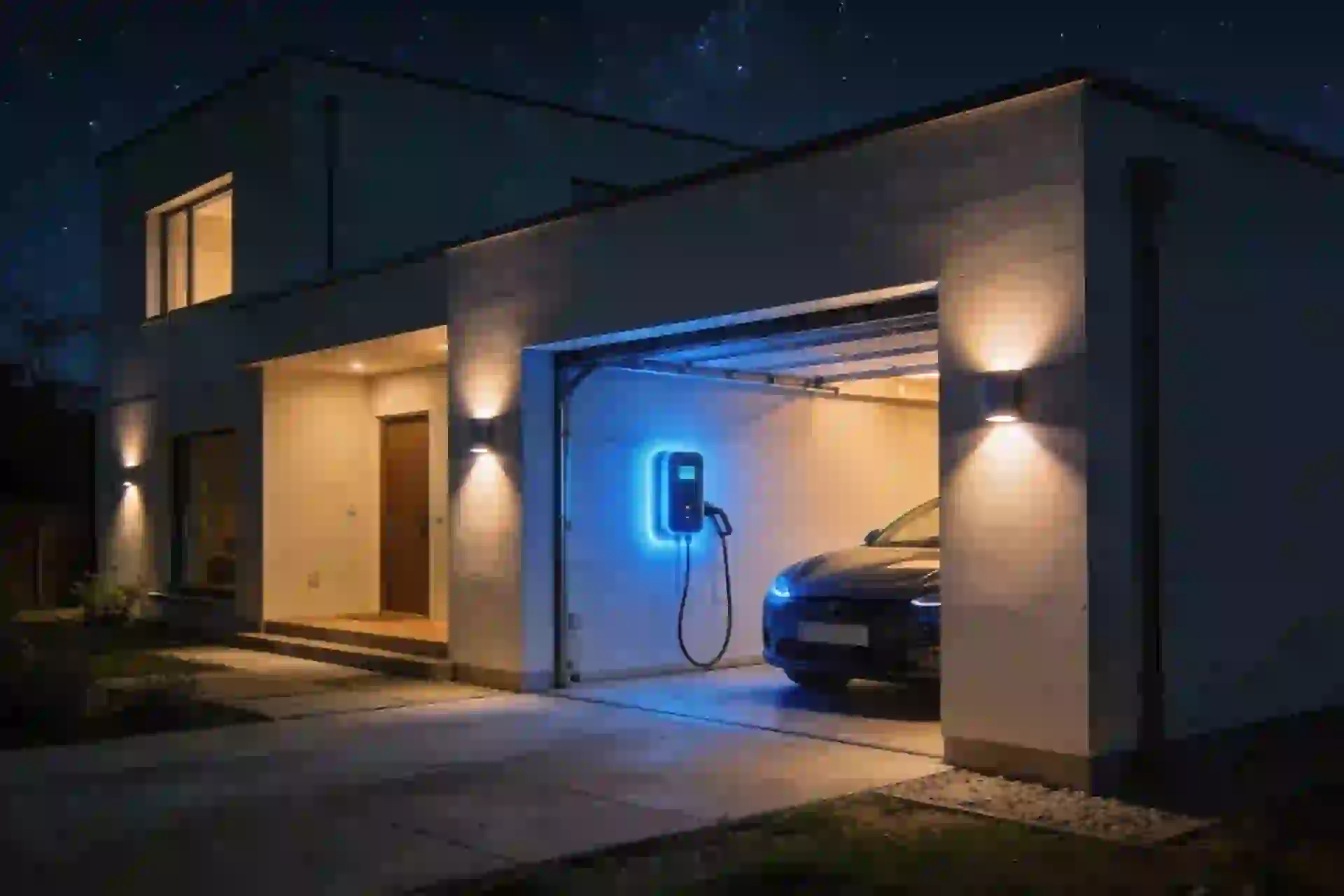 Installation borne de recharge à Pierrevert